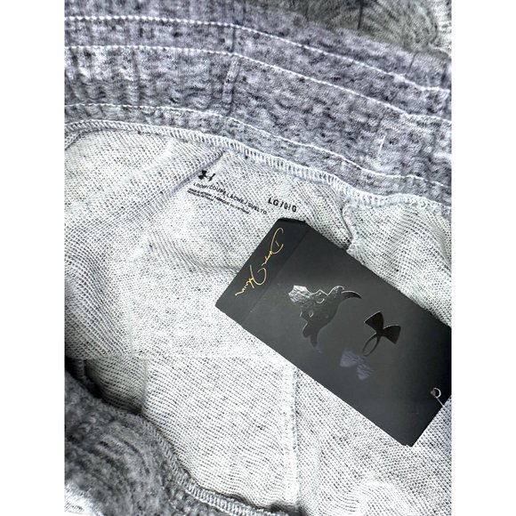 Under Armour Men's Large Project Rock Terry Shorts Jogger Sweat Shorts Gray - Picture 5 of 6